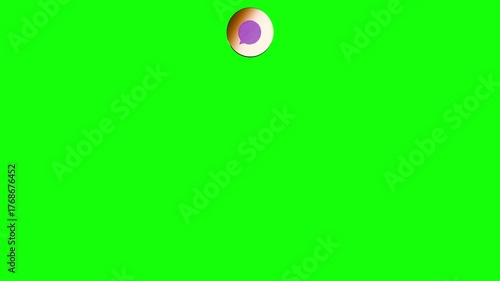 3D animated thumbs up and share arrow and comment and subscribe buttons on green screen background