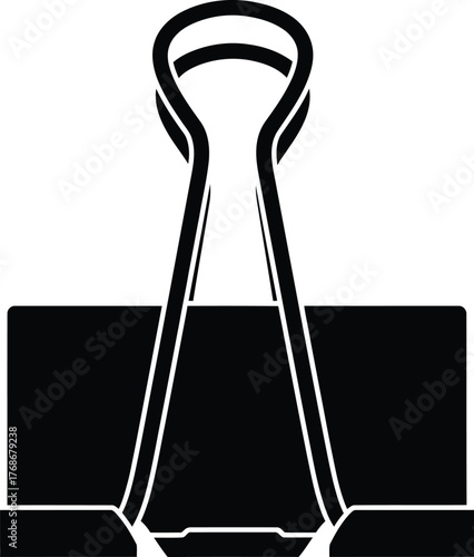 Binder Clip Silhouette