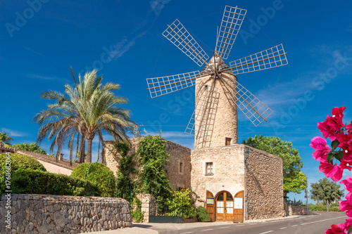 Windmill Molí d’en Pau in Sineu, Mallorca - 9433