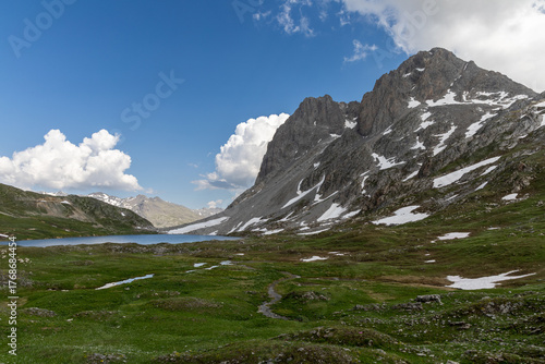 Lac Rond in the Massif des Cerces, French Alps 