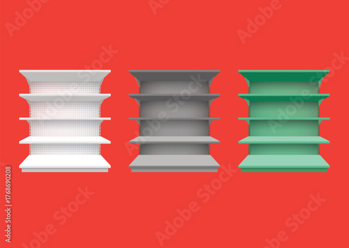 colorful supershope on shelf