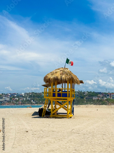 lifeguard hut on the beach