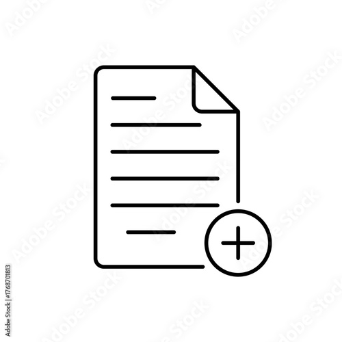 file adding and submitting minimal icon