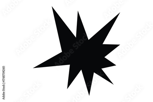 Explosion Icon, simple and flat style explosion icon.