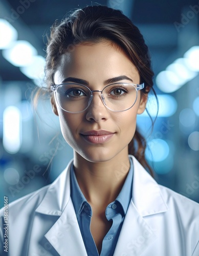 female scientist in laboratory