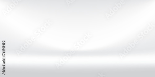 White podium with limbo background. abstract illustration