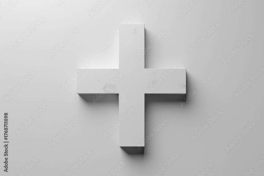 Obraz premium Modern 3D white X icon isolated on clean background, minimal digital interface design element representing cancel, wrong, or close action