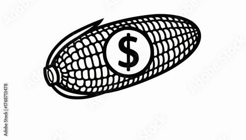 Harvesting Profits with Corn: A Smart Investment Opportunity, High-Yield Agriculture Concept, Economic Growth Potential, Sustainable Farming Ventures