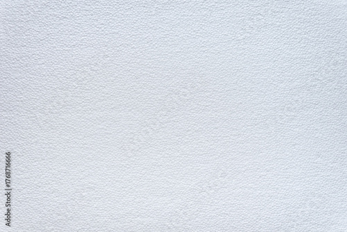 Top view white foam panel, vignette.