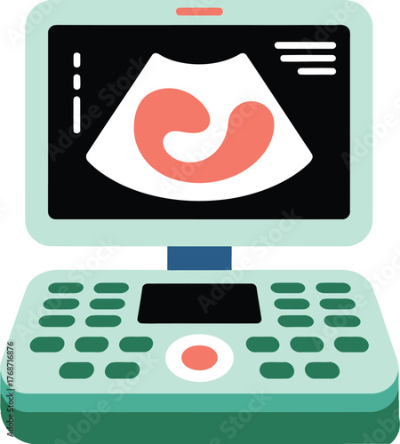 Ultrasound machine pregnancy baby scan diagnostic tool