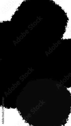 Abstract 4k ink splash, splatter, explosion droplets spreading matte, splash blot, splat, fluid art, overlay with smooth seamless animation