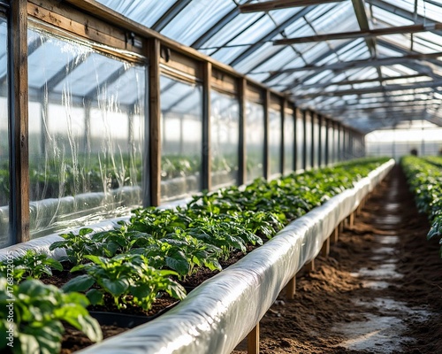 The middle frame, which shows in detail the superimposition of a layer of plastic and a mesh structure, illustrates innovative technologies.