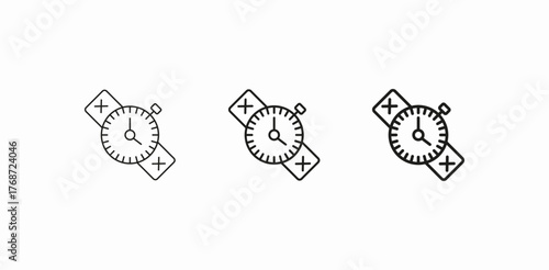 wrist watch icon sign vector