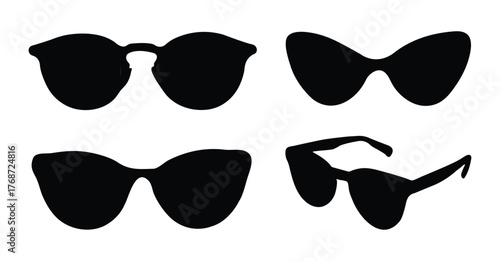 Black optical frame silhouettes design