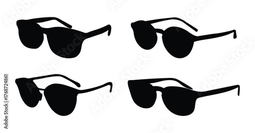 Black optical frame silhouettes design