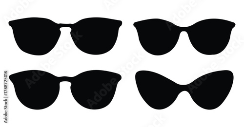 Black modern eye protection goggles package design