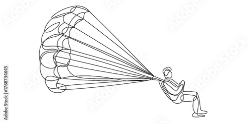 A single continuous line drawing capturing the simple elegance of an apple with a leaf and stem vector