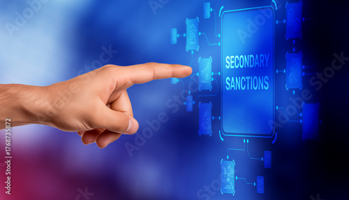 Foto Secondary sanctions economic pressure to third-party entities bypassing primary