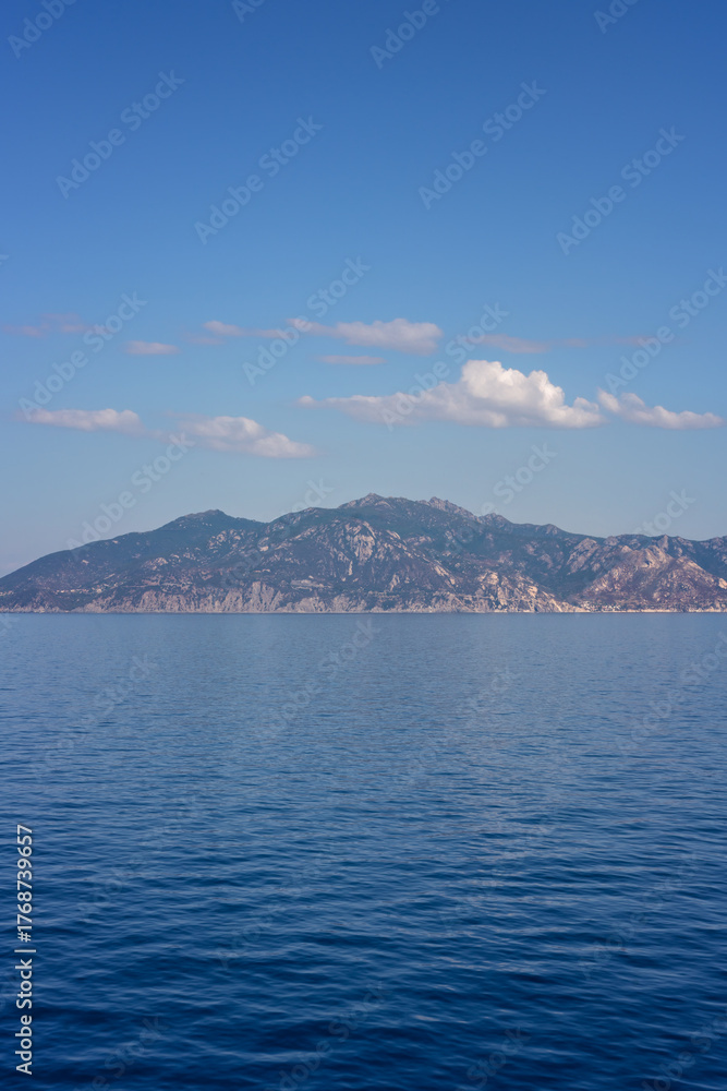 Fototapeta premium Island on the middle of the mediterranean sea