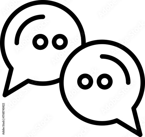 WeChat vector icon style