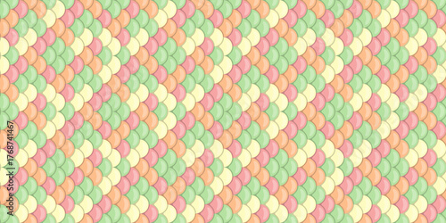 Sweet pasteltoned geometric pattern.  Perfect for backgrounds, textiles, and branding.  This repeating design evokes feelings of calm and delight.