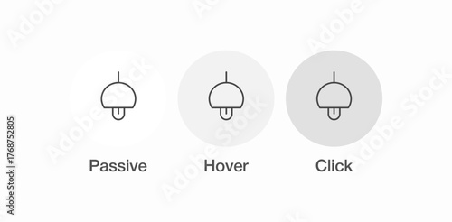 ceiling lamp icon sign vector