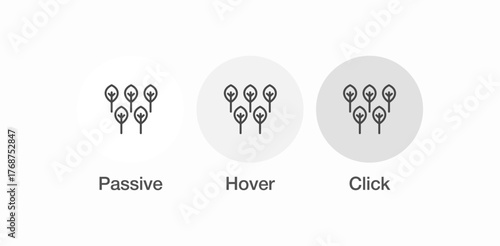 forest trees icon sign vector