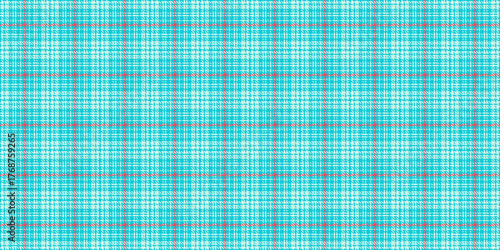 Detailed textured fabric pattern of interlaced stripes and threads, forming a check. Perfect for backgrounds, textiles,  digital design projects.