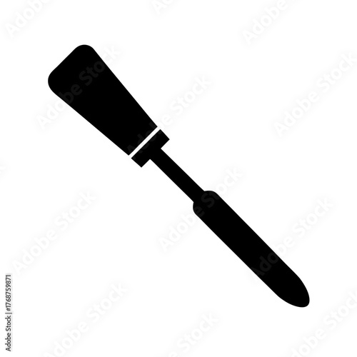 A chisel silhouette icon vector illustration