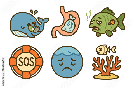 Environmental impact of ocean pollution on marine life and ecosystems