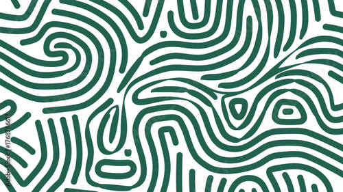 Wavy Striped Abstract Vector Background