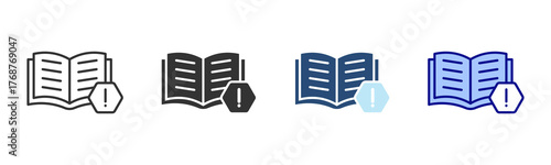 Instruction Icon Set. Designed In Multi Style