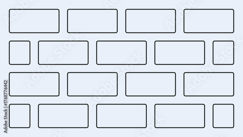Dashboard cards grid wireframe layout