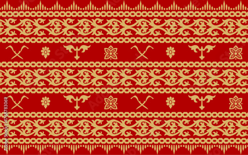 Acehnese batik motif. Aceh Traditional pattern. Vector illustration.