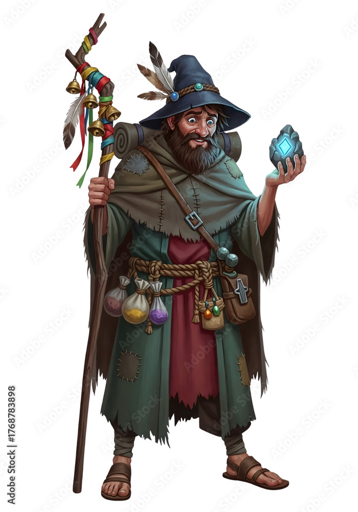 Fototapeta premium False Mystics – Itinerant Cursed Healer by fredcalil