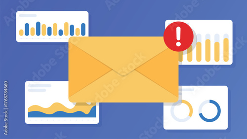 Email alert with analytics dashboard