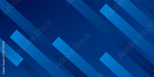 Blue abstract geometric background. Suit for business, institution, conference, party, Vector illustration