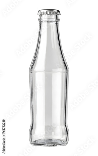 Wallpaper Mural Sparkling clean glass bottle with metallic cap ready for your refreshing beverage creation or branding project Torontodigital.ca