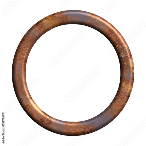 rusty metal ring