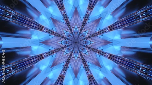 Tunnel video vj loop screensaver showcasing vibrant patterns through seamless transitions and motion at high speed