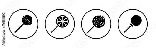 Candy icon vector. candy sign and symbol.