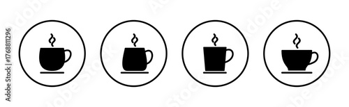 coffee cup icon vector. cup a coffee sign and symbol