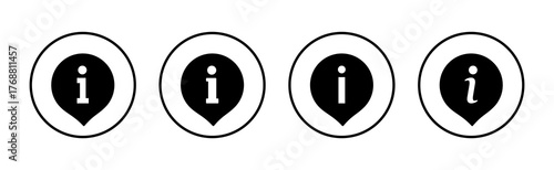 Information sign icon vector. about us sign and symbol. question mark icon