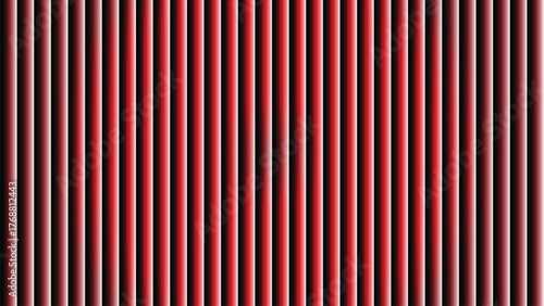 Abstract heart shape formed by vertical red and pink stripes