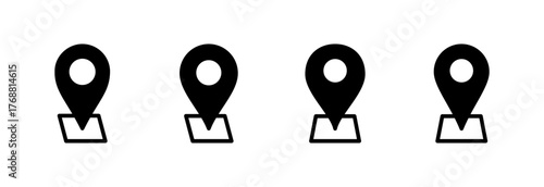 Address icon vector illustration. home location sign and symbol. pinpoint