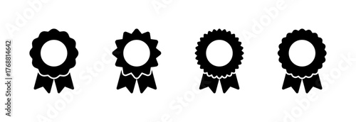 Badge icon vector illustration. Awards icon vector. Achieve sign and symbols. Stamp