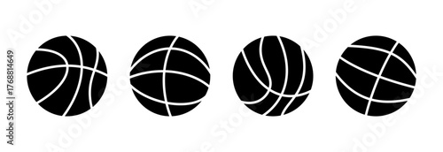 Basketball icon vector illustration. Basketball ball sign and symbol