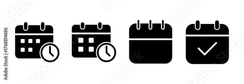 Calendar icon vector illustration. Calender sign and symbol. Schedule icon symbol