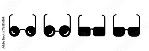 Glasses icon vector illustration. Glasses sign and symbol