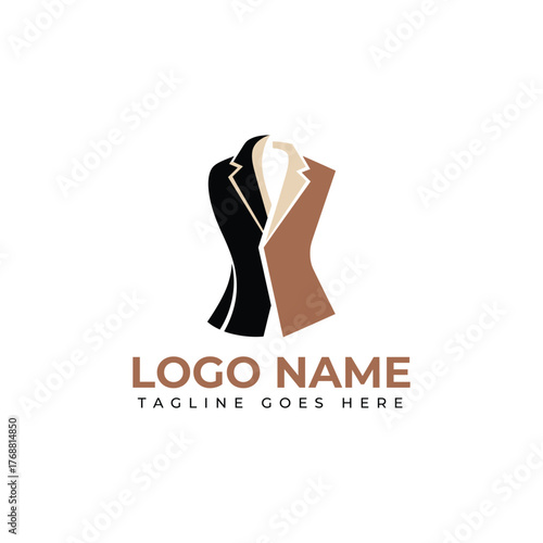 Modern abstract skyscraper logo design symbolizing growth and urban development for real estate or corporate branding